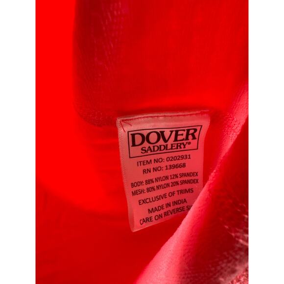 Dover Saddlery CoolBlast® 100 Ladies’ Notch-V Long Sleeve Coral Top Size XL - Picture 4 of 6